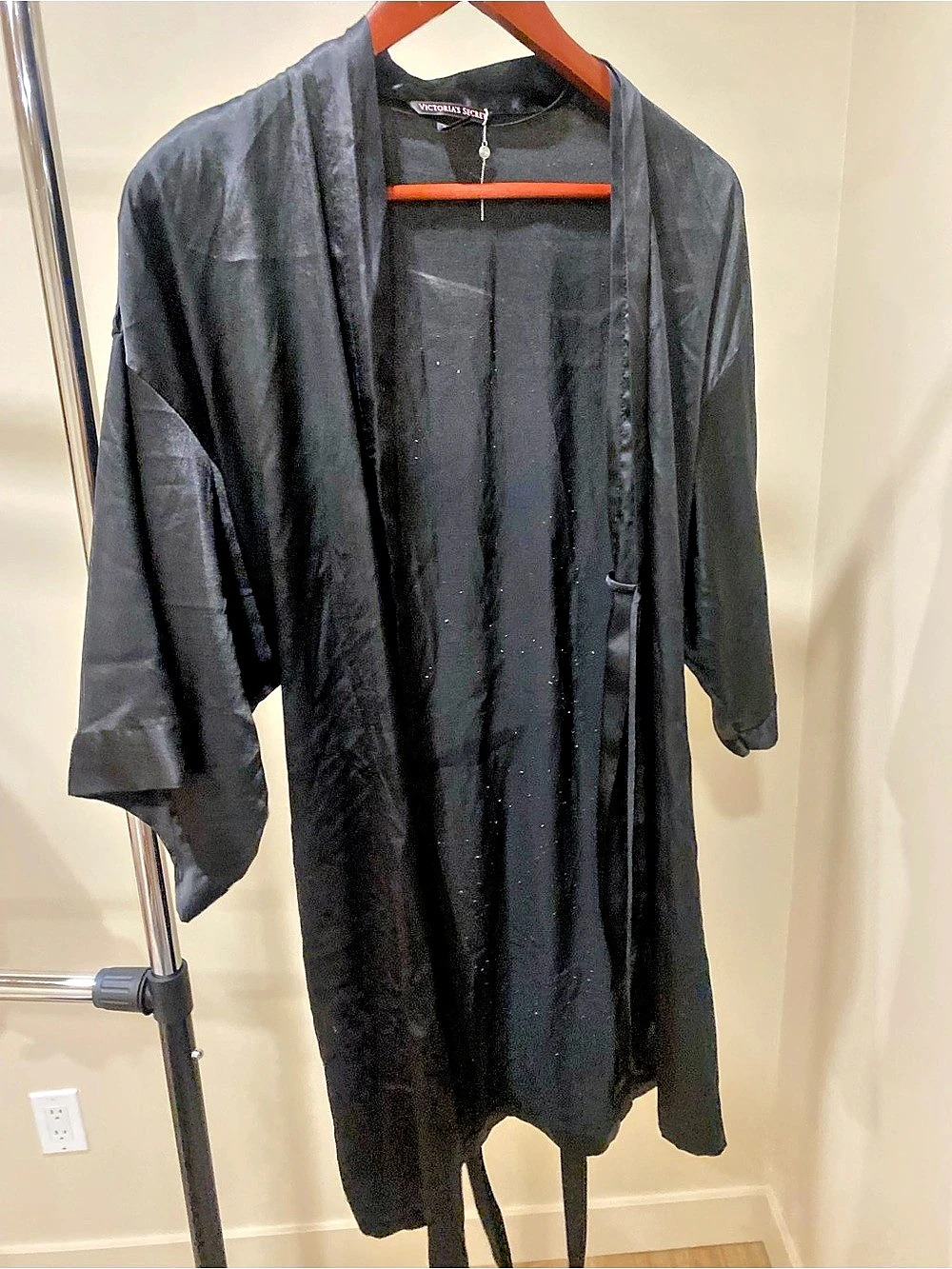 Victoria's Secret Black Robe Size M/L